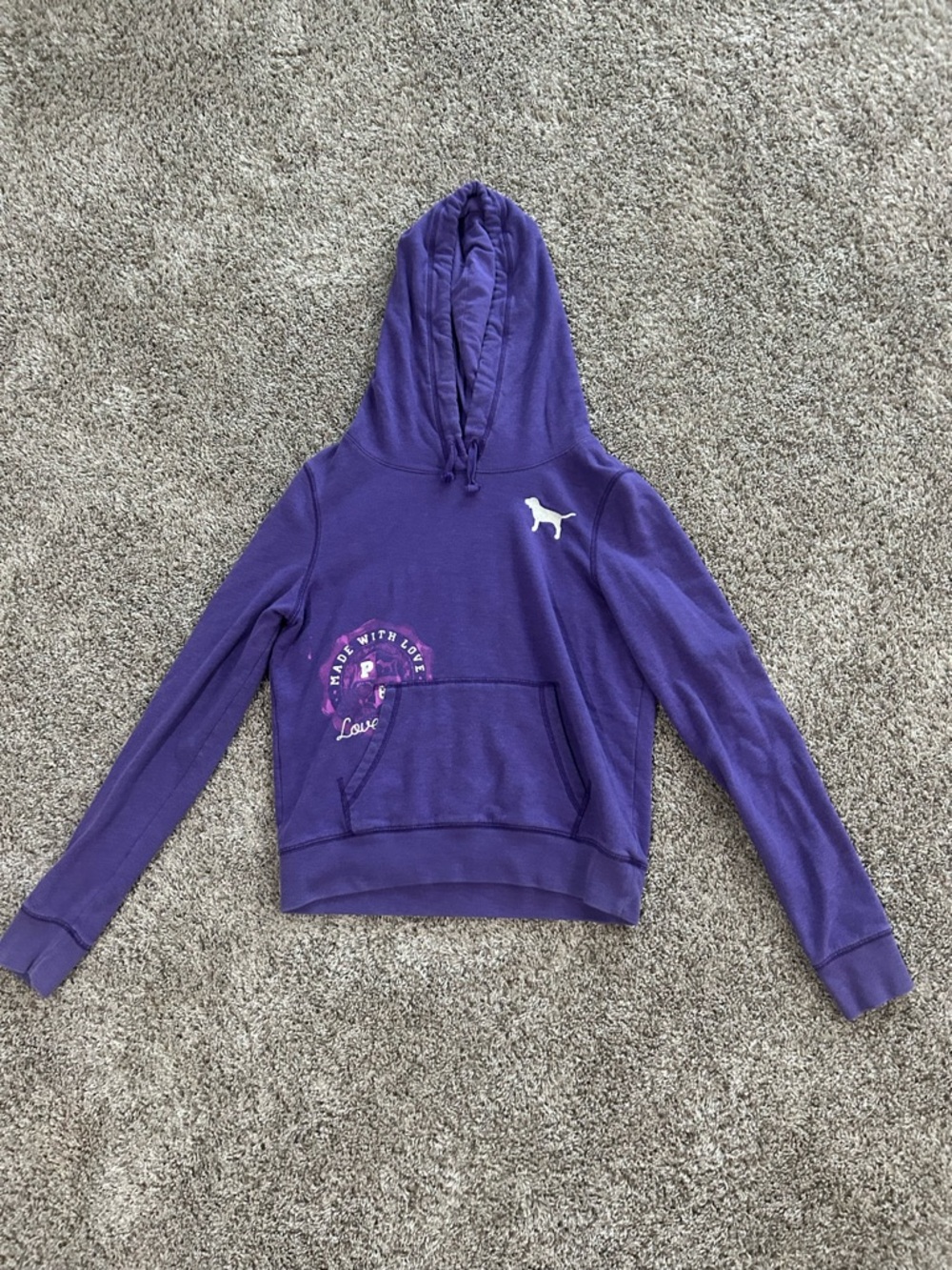 Victoria's Secret PINK Purple Pullover Hoodie